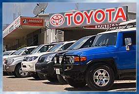 Belize Diesel's Toyota dealership facility in Belize City