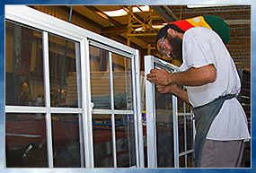 Window making at Belize Aluminum